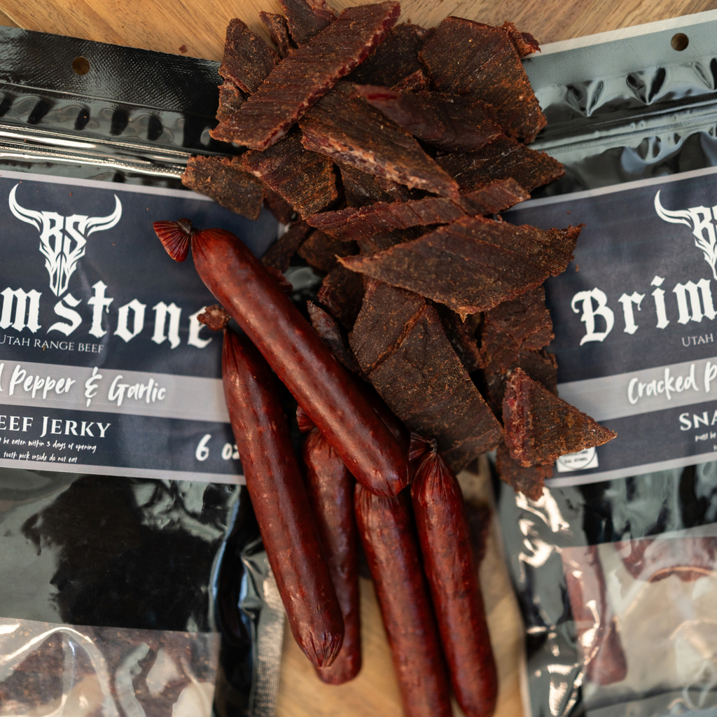Cracked Pepper & Garlic Beef Stix